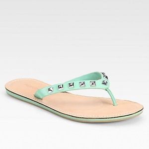 NWOB Rebecca Minkoff “Fiona” Studded Flip Flops